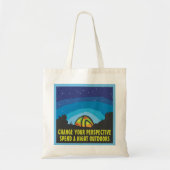 Tent Camping Tote Bag (Voorkant)