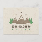 Tent Canvas Camping Bar Mitzvah Dank u Briefkaart (Voorkant)