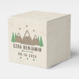 Tent Canvas Camping Bar Mitzvah gepersonaliseerd Bedankdoosjes