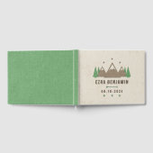 Tent Canvas Camping Bar Mitzvah gepersonaliseerd Gastenboek (Volledig)