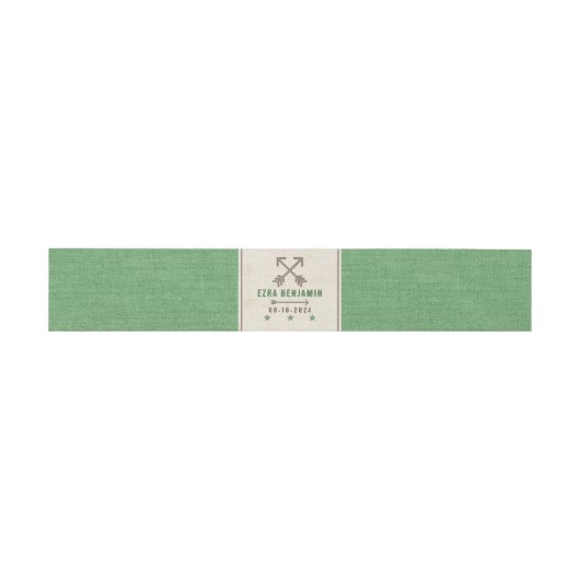 Tent Canvas Camping Bar Mitzvah gepersonaliseerd Uitnodigingen Wikkel (Vlak)