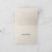 Tent Canvas Camping Bar Mitzvah Gevouwen Bedankkaart (Binnen)