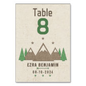 Tent Canvas Camping Bar Mitzvah Kaart (Voorkant)