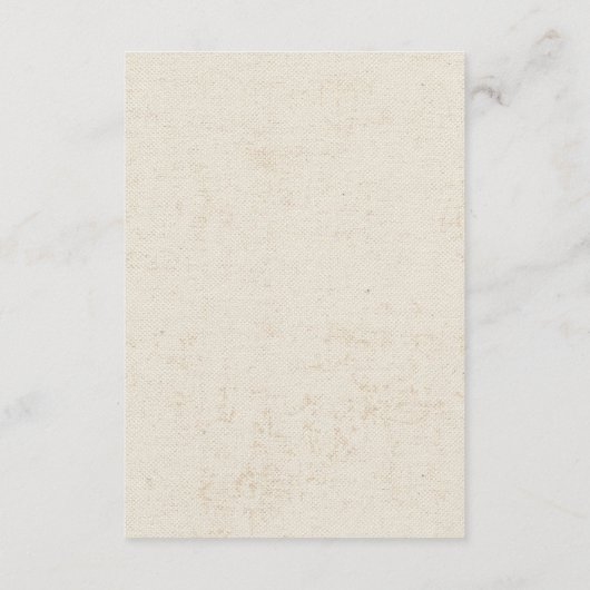 Tent Canvas Camping Bar Mitzvah Receptie Informatiekaartje (Achterkant)