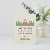 Tent Canvas Camping Bar Mitzvah Save The Date (Staand voorkant)