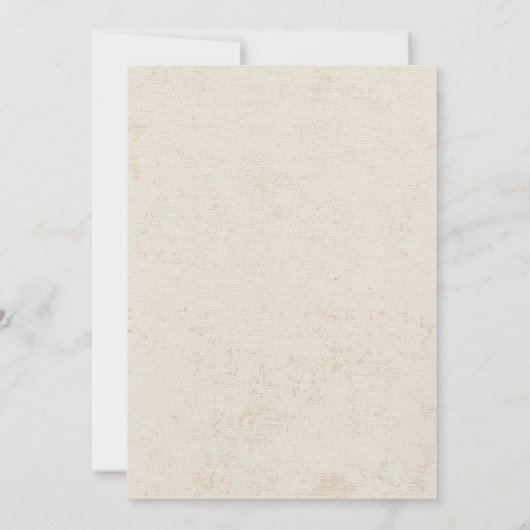 Tent Canvas Kampeer Bar Mitswa Uitnodiging (Achterkant)