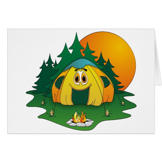 Tent Cartoon (Voorkant Horizontaal)