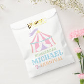 Tent Circus Carnaval verjaardagsfeestje gunsttasse Bedankzakje (Gezegeld)