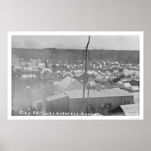 Tent City Anchorage, Alaska 1905 Poster (Voorkant)