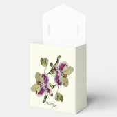 Tent Favor Boxen Rijk Bord Gele Orchideeën Bedankdoosjes (Geopend)