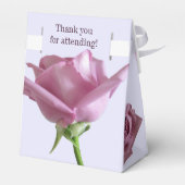 Tent Favor Dozen Lavendel Lila Rozen Verjaardag Bedankdoosjes (Achterkant)