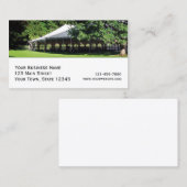 Tent Huur, gebeurtenis Visitekaartje (Voorkant / Achterkant)