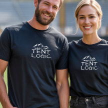 Tent Logica Grappige Camper Berg T-Shirt