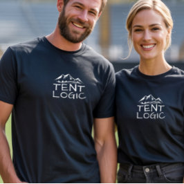 Tent Logica Grappige Camper Berg T-Shirt