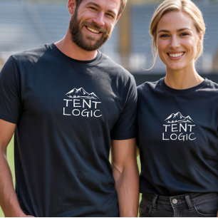 Tent Logica Grappige Camper Berg T-Shirt