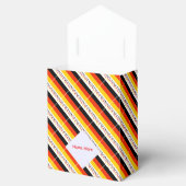 Tent met Duitse vlag op maat Bedankdoosjes (Geopend)
