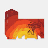 Tent Paper Favoriet Box African Safari Giraffe Sun Bedankdoosjes (Uitgevouwen)