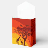 Tent Paper Favoriet Box African Safari Giraffe Sun Bedankdoosjes (Geopend)