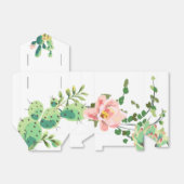 Tent Papier Favor Box Bohemian Cactus Succulents D Bedankdoosjes (Uitgevouwen)