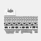 Tent Papier Favor Box Boho Buffalo Tribal Pattern Bedankdoosjes (Uitgevouwen)