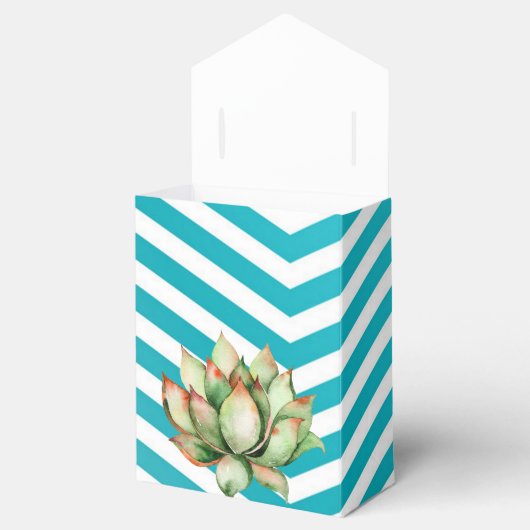 Tent Papier Favor Box Geometrische Tuin Roos Schuu Bedankdoosjes (Geopend)