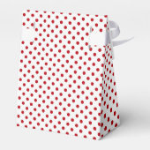 Tent Papier Favor Box Rendier Kerst XMAS Polka Bedankdoosjes (Achterkant)