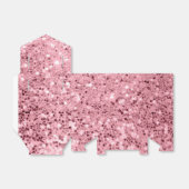 Tent Papier Favor Box Roos Gouden Glitter Bedankdoosjes (Uitgevouwen)