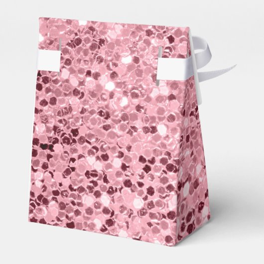 Tent Papier Favor Box Roos Gouden Glitter Bedankdoosjes (Achterkant)