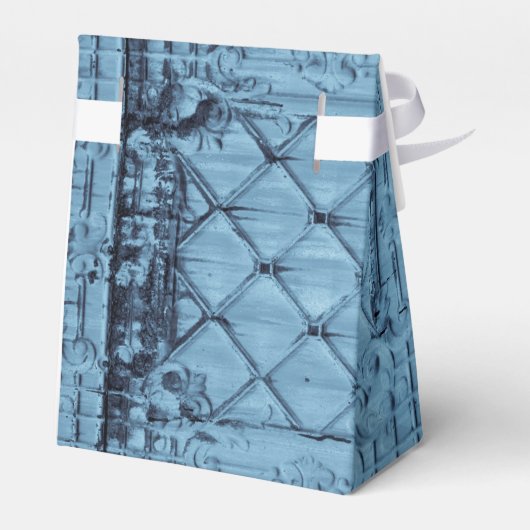 Tent Papier Favor Box Rustieke Tin Panel Plafondte Bedankdoosjes (Achterkant)