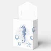 Tent Papier Favor Box Seahorse Ocean Beach Water Bedankdoosjes (Geopend)