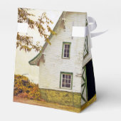 Tent Papier Favor Box Zonsondergang Schuur Land Ru Bedankdoosjes (Achterkant)