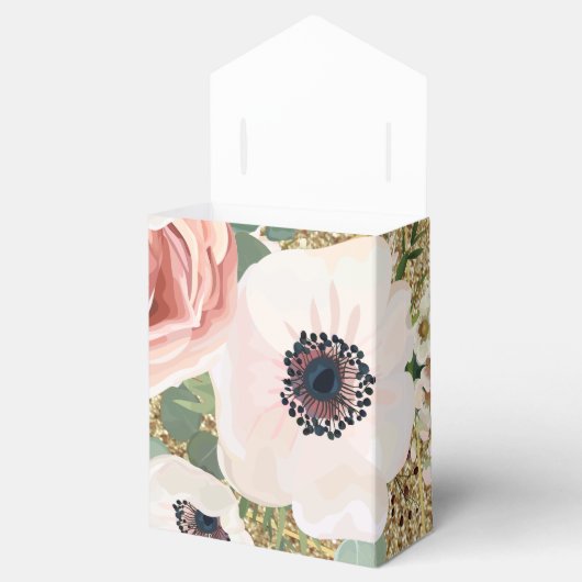 Tent Papier Favoriet Box Geometrische Tuin Roos Go Bedankdoosjes (Geopend)