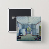 Tent Room, na 1830 Vierkante Button 5,1 Cm (Voorkant /achterkant)