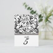 Tent-tabelnummer wervelkolom vouwen briefkaart (Staand voorkant)