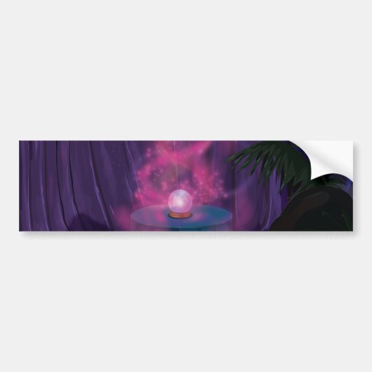 Tent van waarzeggers bumpersticker (Voorkant)
