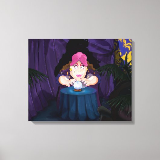 Tent van waarzeggers canvas afdruk (Voorkant)