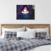 Tent van waarzeggers canvas afdruk (Insitu (Slaapkamer))