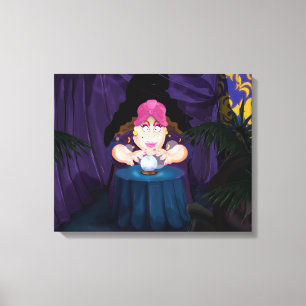 Tent van waarzeggers canvas afdruk