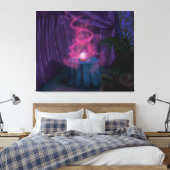Tent van waarzeggers canvas afdruk (Insitu (Slaapkamer))