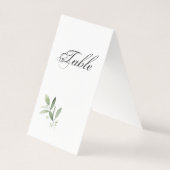 Tent vouw Tabel Kaart (Achterkant)