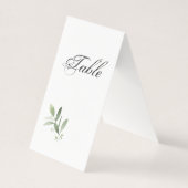 Tent vouw Tabel Kaart (Voorkant)