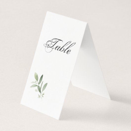 Tent vouw Tabel Kaart (Voorkant)