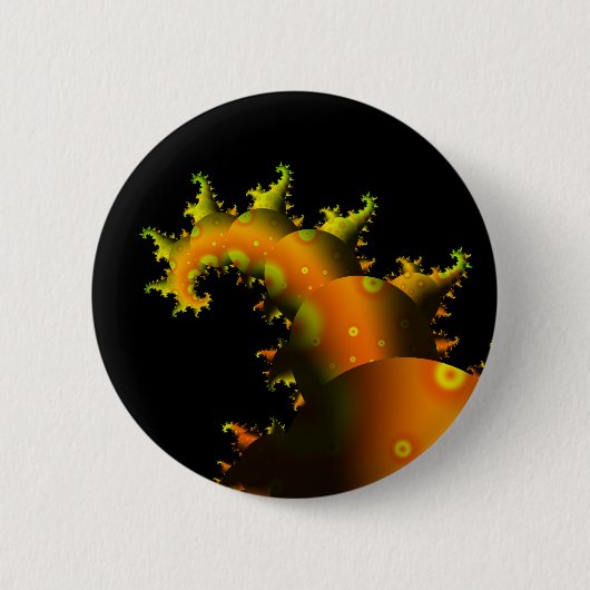 Tentacle Fractal Button (Voorkant)