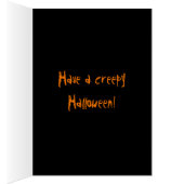 Tentacle Fractal Halloween Kaart (Binnen (Rechts))