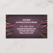 Tentacle Hall Martial Arts Studio Training Visitekaartje (Achterkant)