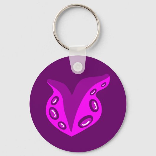 Tentacle Heart Sleutelhanger (Voorkant)