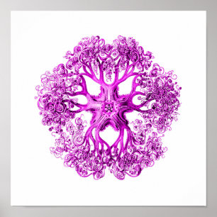 Tentacle Sectie in Roze Poster
