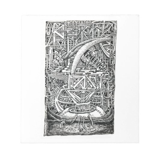 Tentacle Tank door Brian Benson Notitieblok (Voorkant)