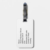 Tentacle Tank van Brian Benson Bagagelabel (Achterkant verticaal)