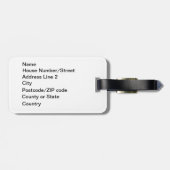 Tentacle Tank van Brian Benson Bagagelabel (Achterkant horizontaal)